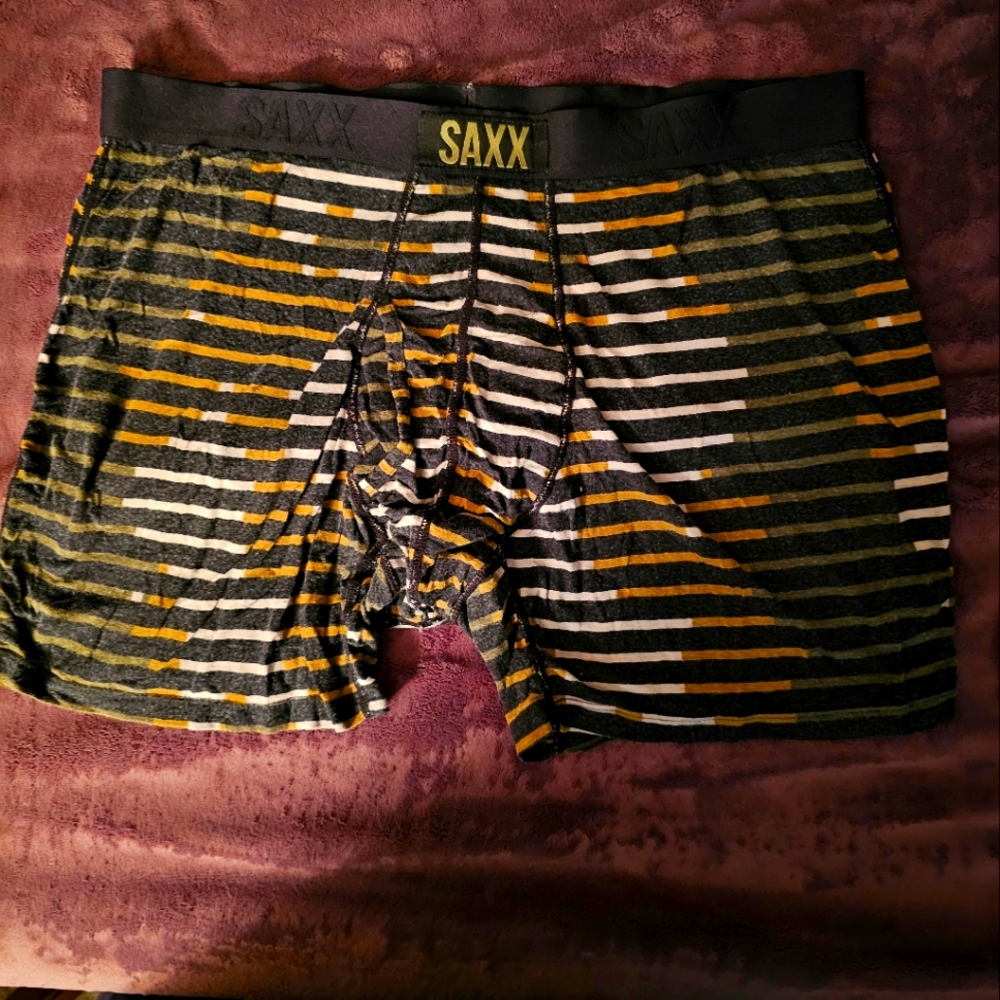 Saxx ultra boxer brief in large multi stripe